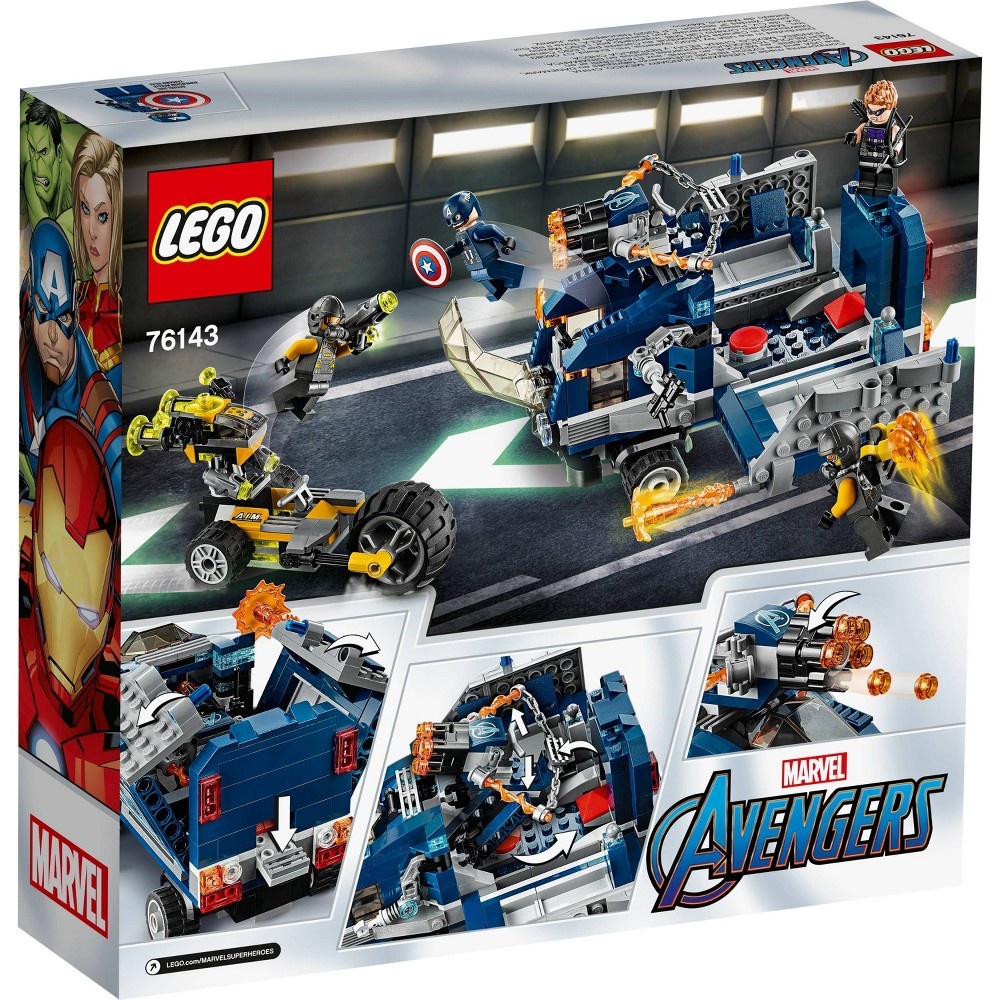 slide 7 of 7, LEGO Marvel Avengers Truck Take-Down 76143 Captain America and Hawkeye Set, 1 ct