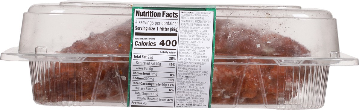 slide 12 of 14, First Street Glazed Apple Fritter, 14 oz