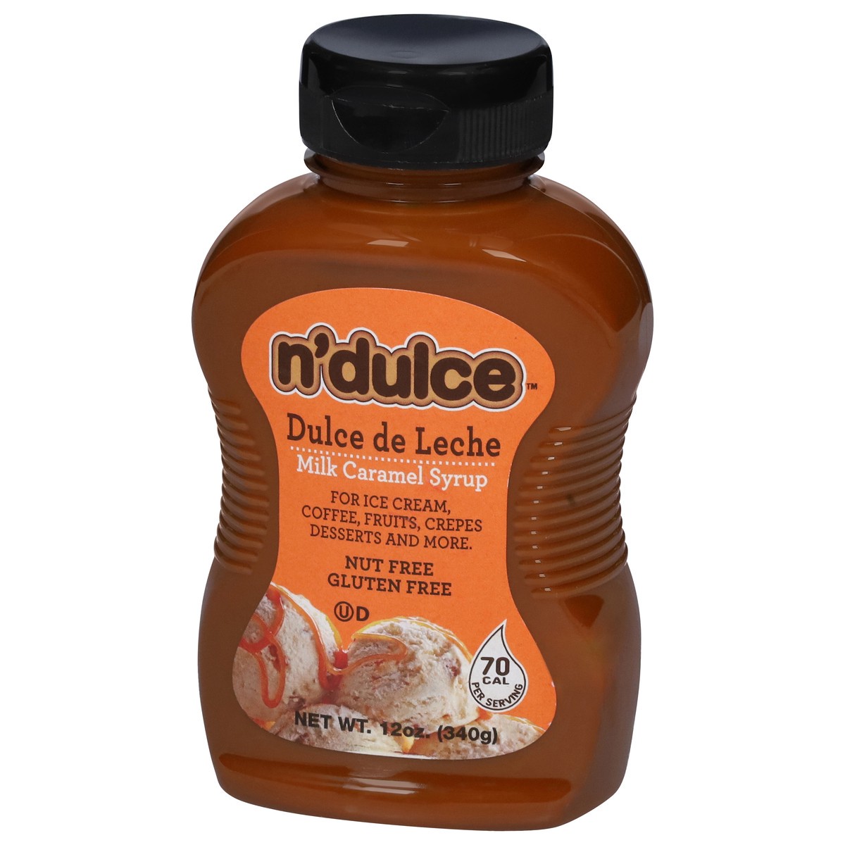 slide 6 of 9, N'Dulce Dulce de Leche Milk Caramel Syrup 12 oz, 12 oz