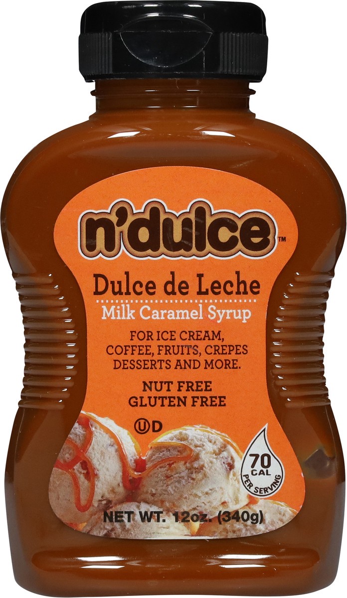 slide 8 of 9, N'Dulce Dulce de Leche Milk Caramel Syrup 12 oz, 12 oz