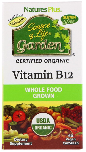 slide 1 of 1, Nature's Plus Source Of Life Garden Vitamin B12, 60 ct