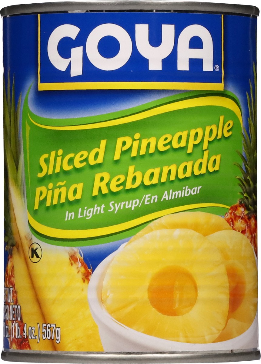 slide 10 of 13, Goya Sliced Pineapple in Light Syrup 20 oz, 20 oz