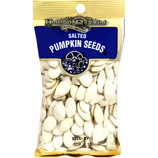 slide 1 of 1, House of Bazzini Salted Pumpkin Seeds, 3.5 oz