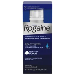 Rogaine Men's Rogaine 5% Minoxidil Topical Foam, One Month Supply
