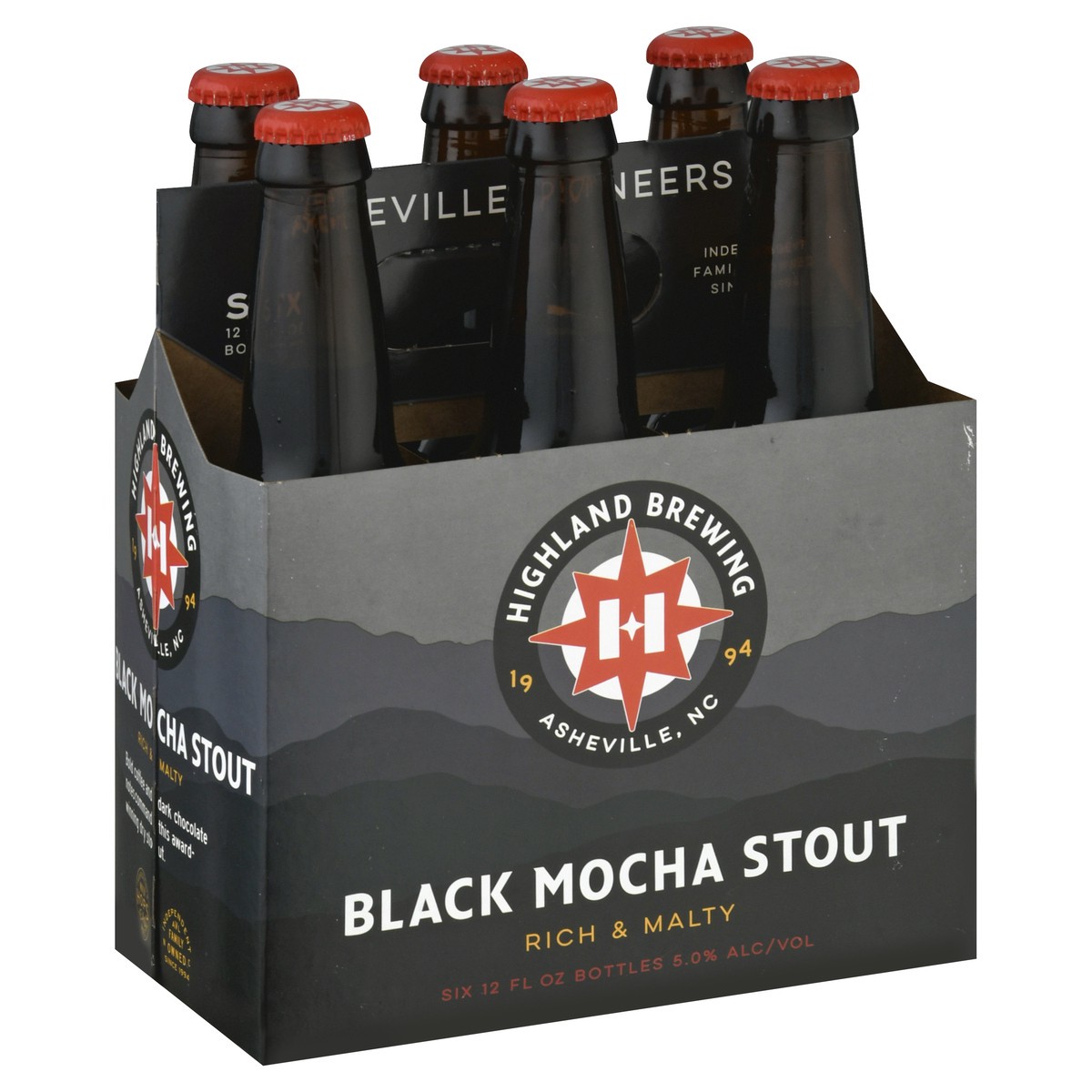 slide 8 of 9, Highland Brewing Company Black Mocha Stout Beer 6 ea, 6 ct; 12 oz