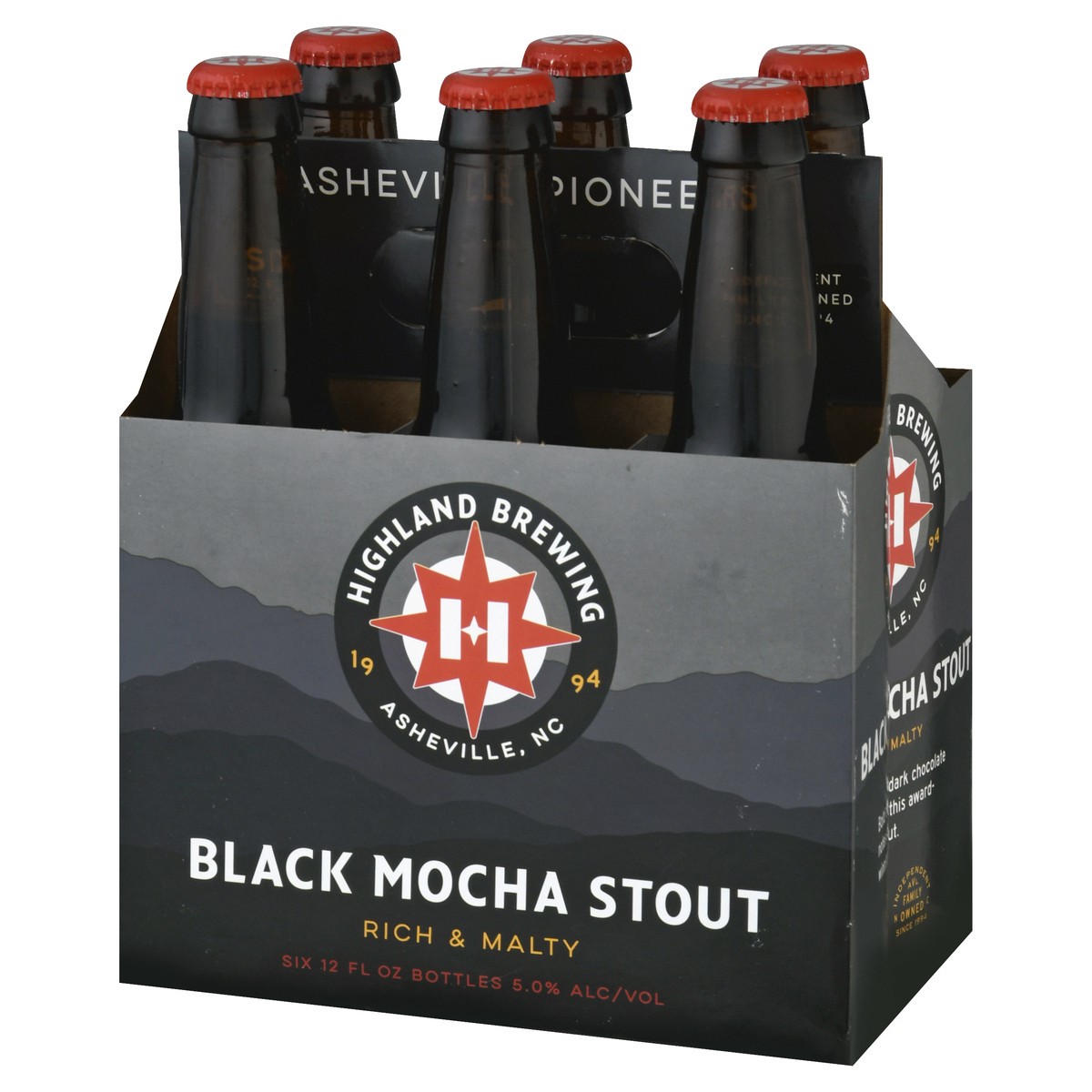 slide 2 of 9, Highland Brewing Company Black Mocha Stout Beer 6 ea, 6 ct; 12 oz