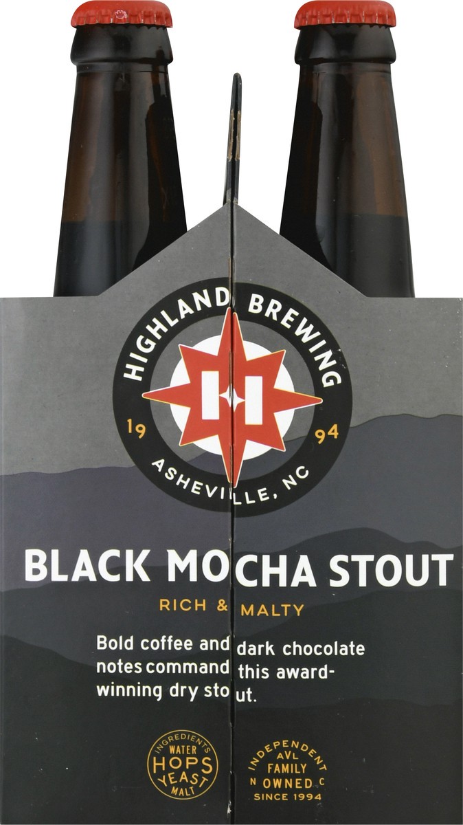 slide 3 of 9, Highland Brewing Company Black Mocha Stout Beer 6 ea, 6 ct; 12 oz