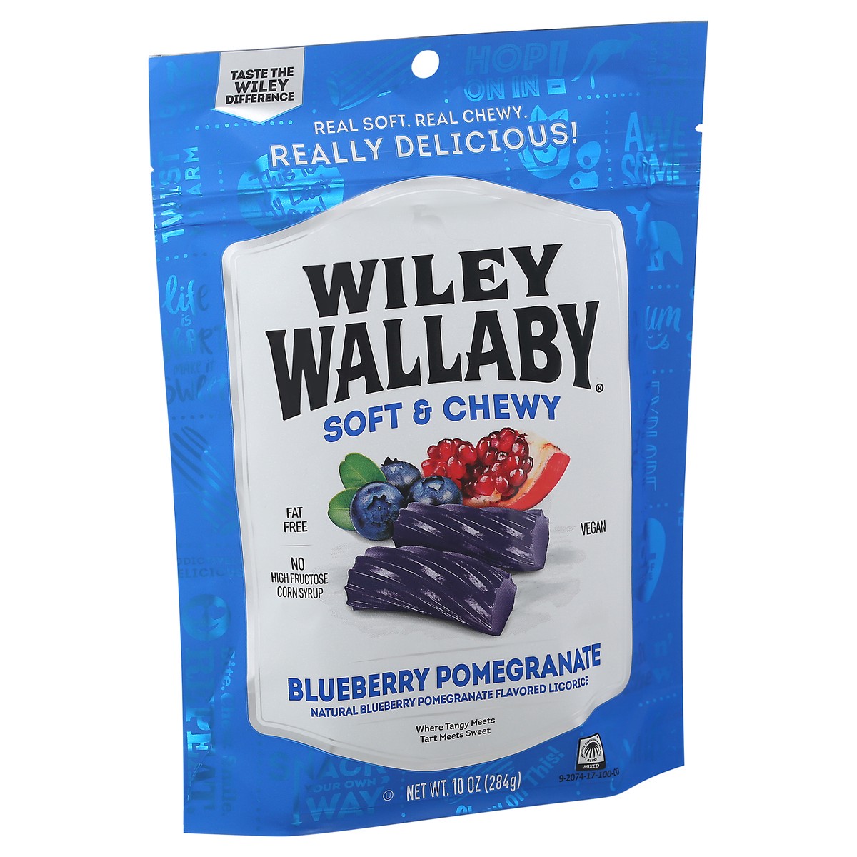 slide 7 of 13, Wiley Wallaby Soft & Chewy Blueberry Pomegranate Licorice 10 oz, 10 oz