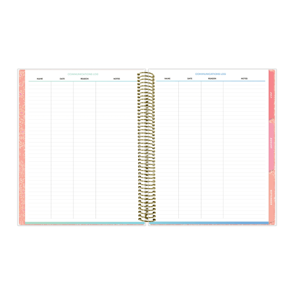 slide 5 of 10, Blue Sky 2025-2026 Blue Sky Weekly/Monthly Academic Planner, 8-1/2"" x 11"", Meilani, July 2025 To June 2026, 153590, 1 ct