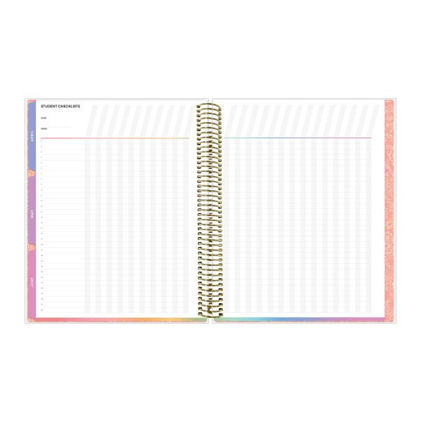 slide 4 of 10, Blue Sky 2025-2026 Blue Sky Weekly/Monthly Academic Planner, 8-1/2"" x 11"", Meilani, July 2025 To June 2026, 153590, 1 ct