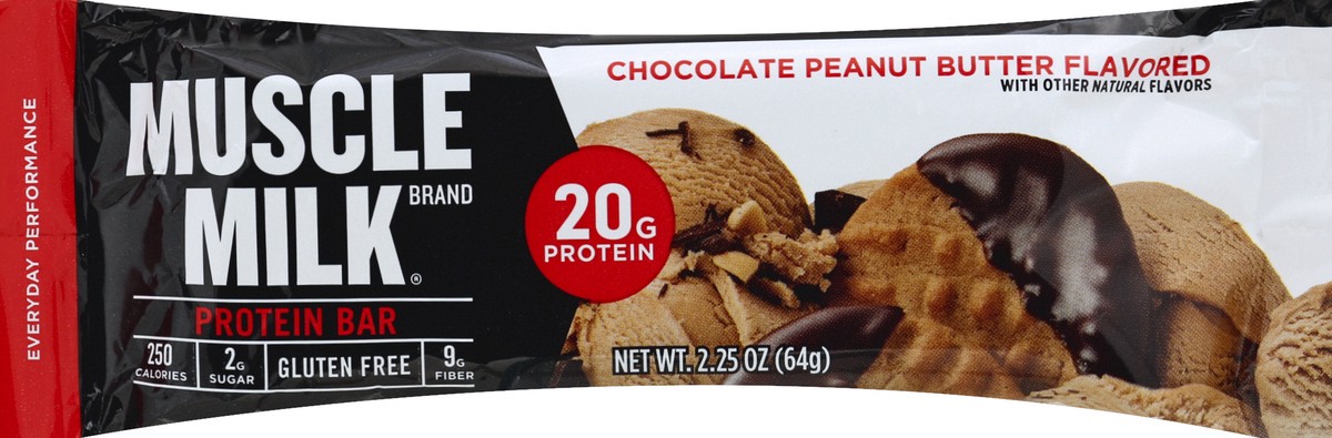 slide 6 of 6, Muscle Milk Peanut Butter Bar Chocolate, 2.25 oz