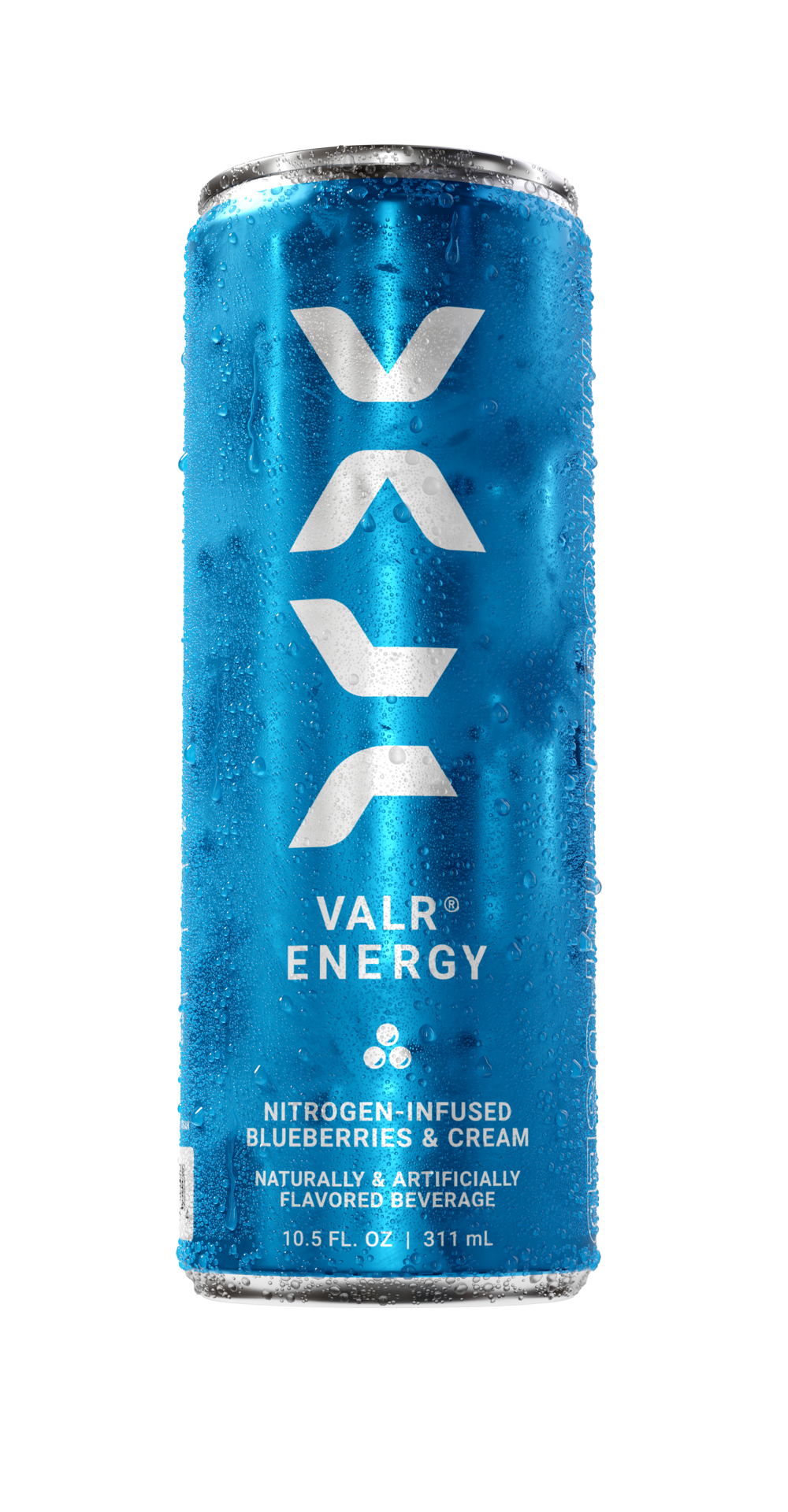 slide 1 of 4, Valr Energy Blueberry Cream, 10.5 oz