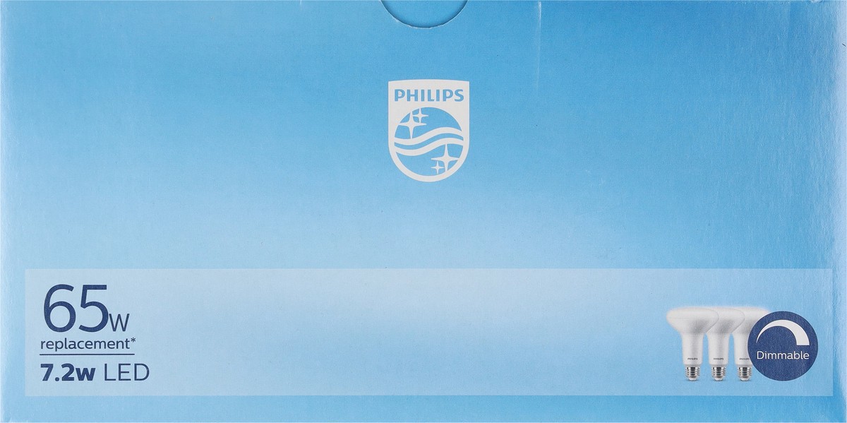 slide 5 of 9, Philips 7.2 Watts Dimmable Soft White LED Light Bulbs 3 ea, 3 ct
