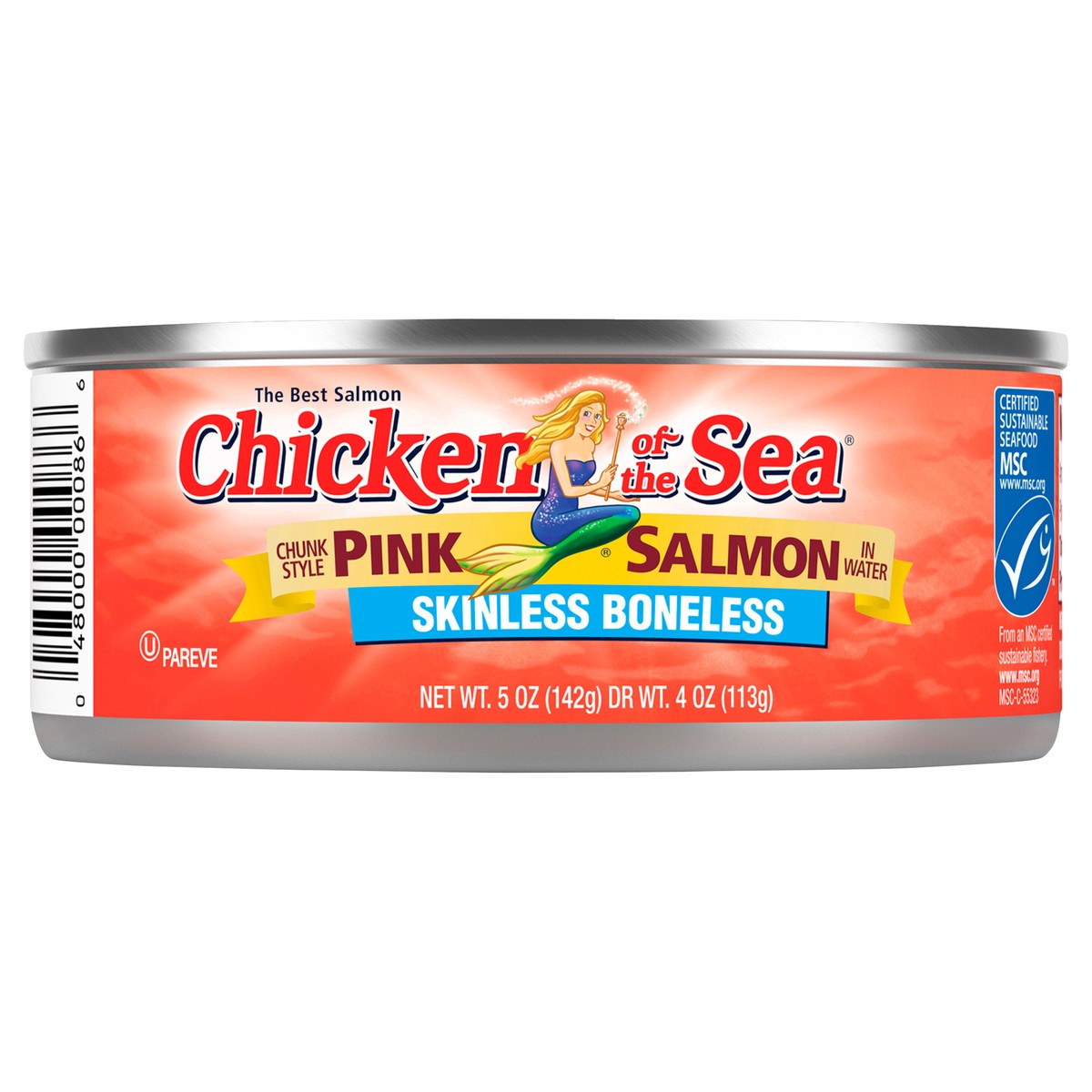 slide 1 of 2, Chicken of the Sea Skinless Boneless Chunk Style Pink Salmon in Water 5 oz, 