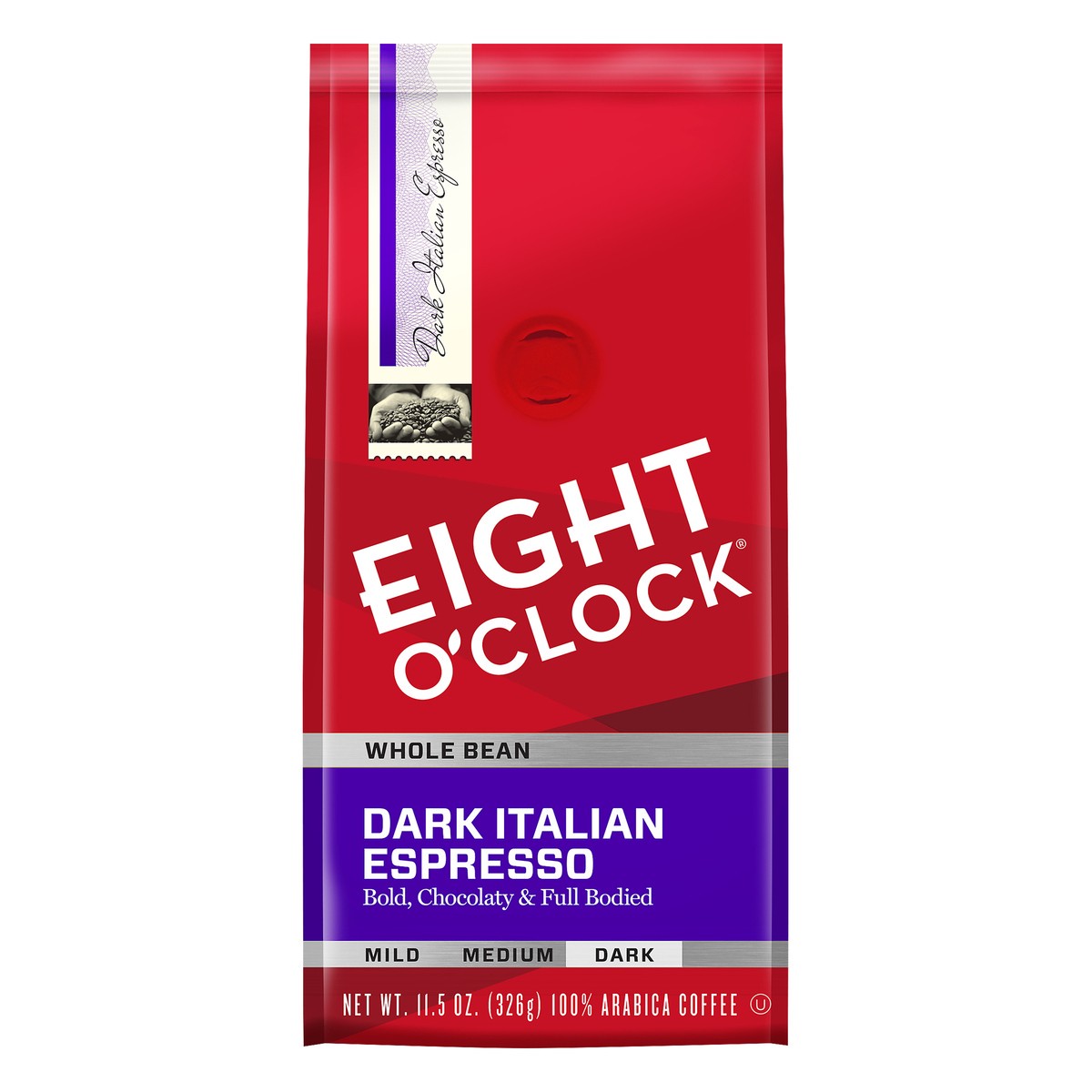 slide 2 of 8, Eight O'Clock Coffee Dark Italian Roast - 11.5 oz, 11.5 oz