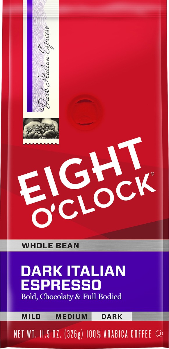 slide 1 of 8, Eight O'Clock Coffee Dark Italian Roast - 11.5 oz, 11.5 oz