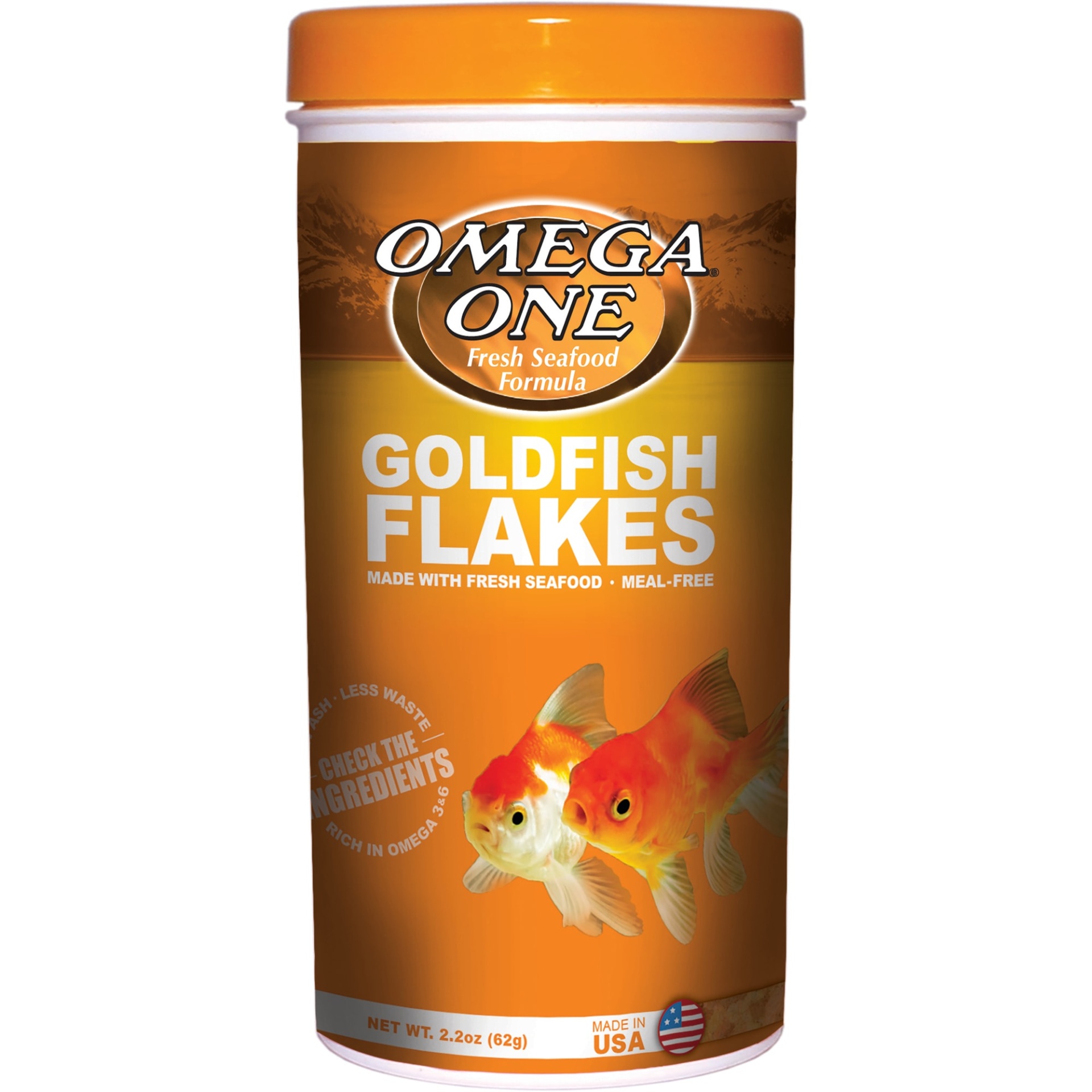 slide 1 of 1, Omega One Goldfish Flakes, 2.2 oz