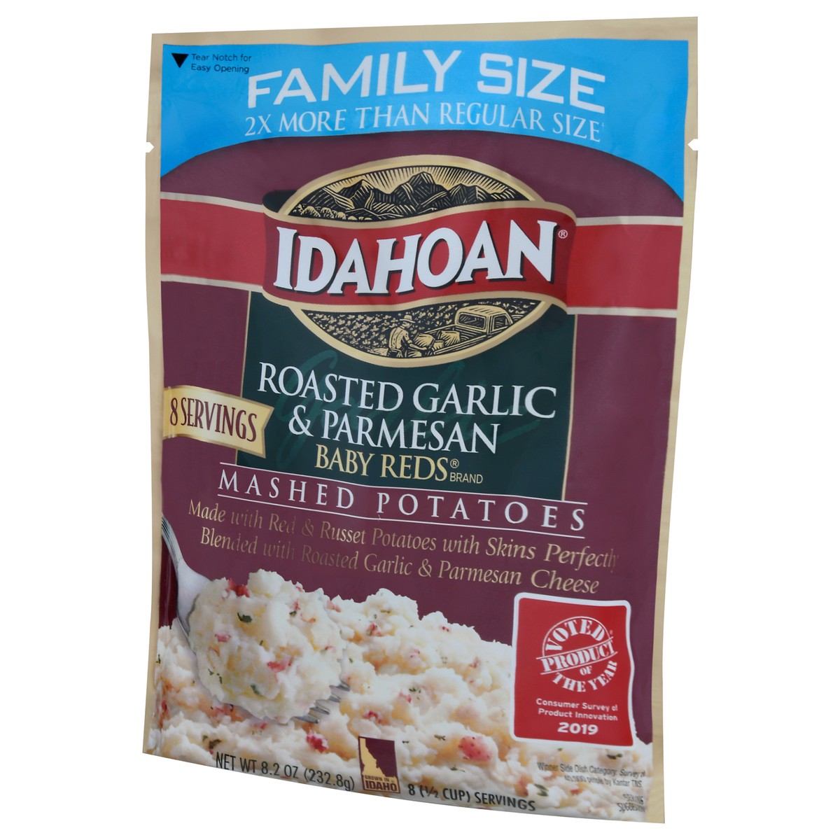 slide 13 of 13, Idahoan Baby Reds Roasted Garlic & Parmesan Mashed Potatoes 8.2 oz, 8.2 oz