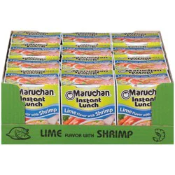 Maruchan Instant Lunch Lime Flavor with Shrimp Ramen Noodle Soup