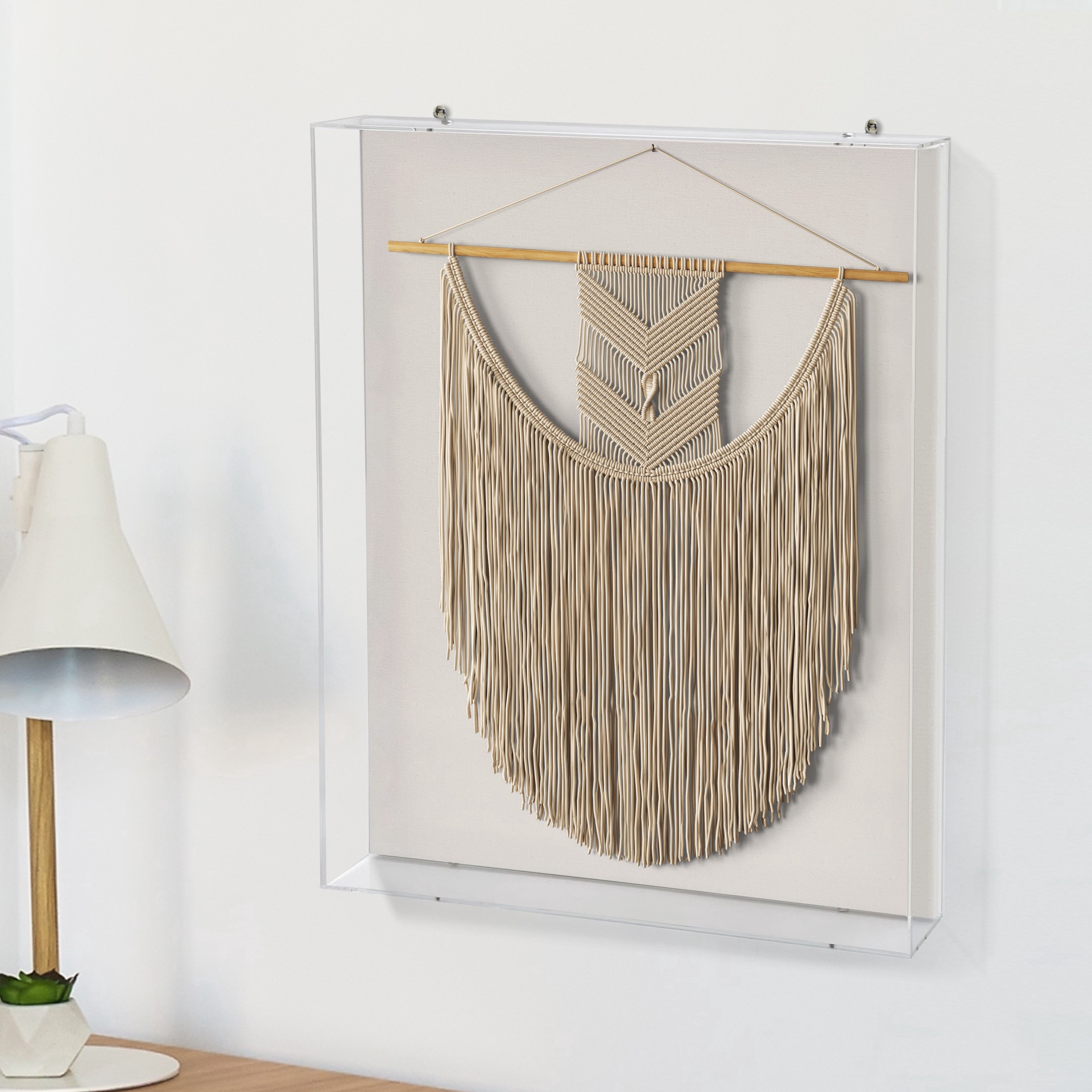 slide 4 of 5, 16" X 20" Clear Back Loading Shadow Box By Studio Decor, 16 in x 20 in