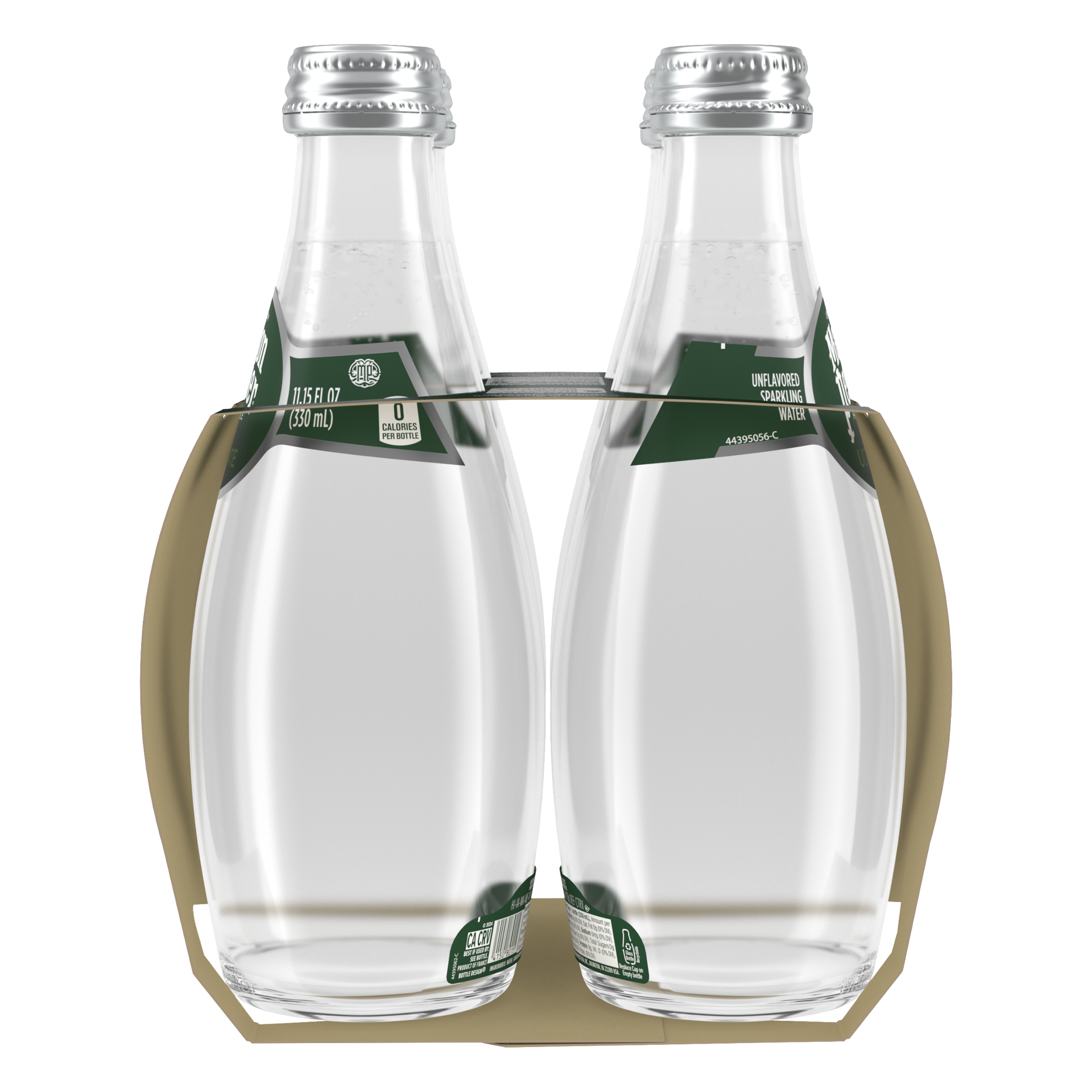 slide 5 of 7, Maison Perrier Unflavored Sparkling Water, 11.15 FL OZ Glass (4 count), 4 ct