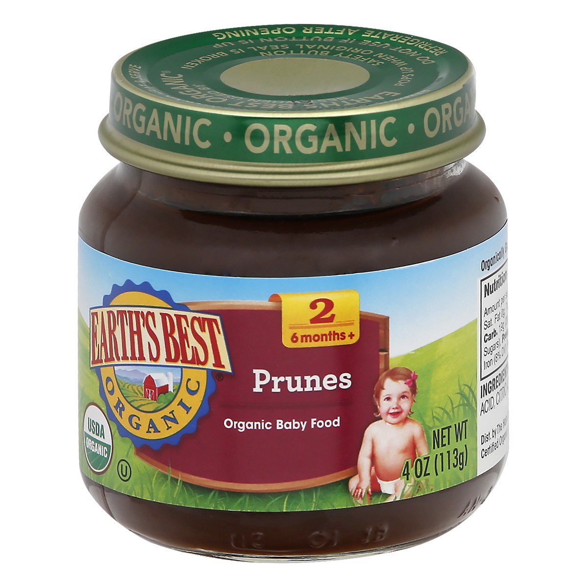 slide 2 of 12, Earth's Best Organic Prunes Baby Food 4 oz, 4 oz