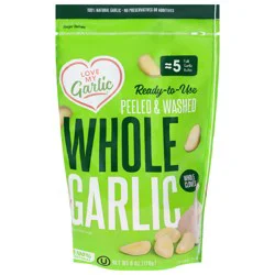 Love My Garlic Whole Peeled & Washed Garlic 6 oz