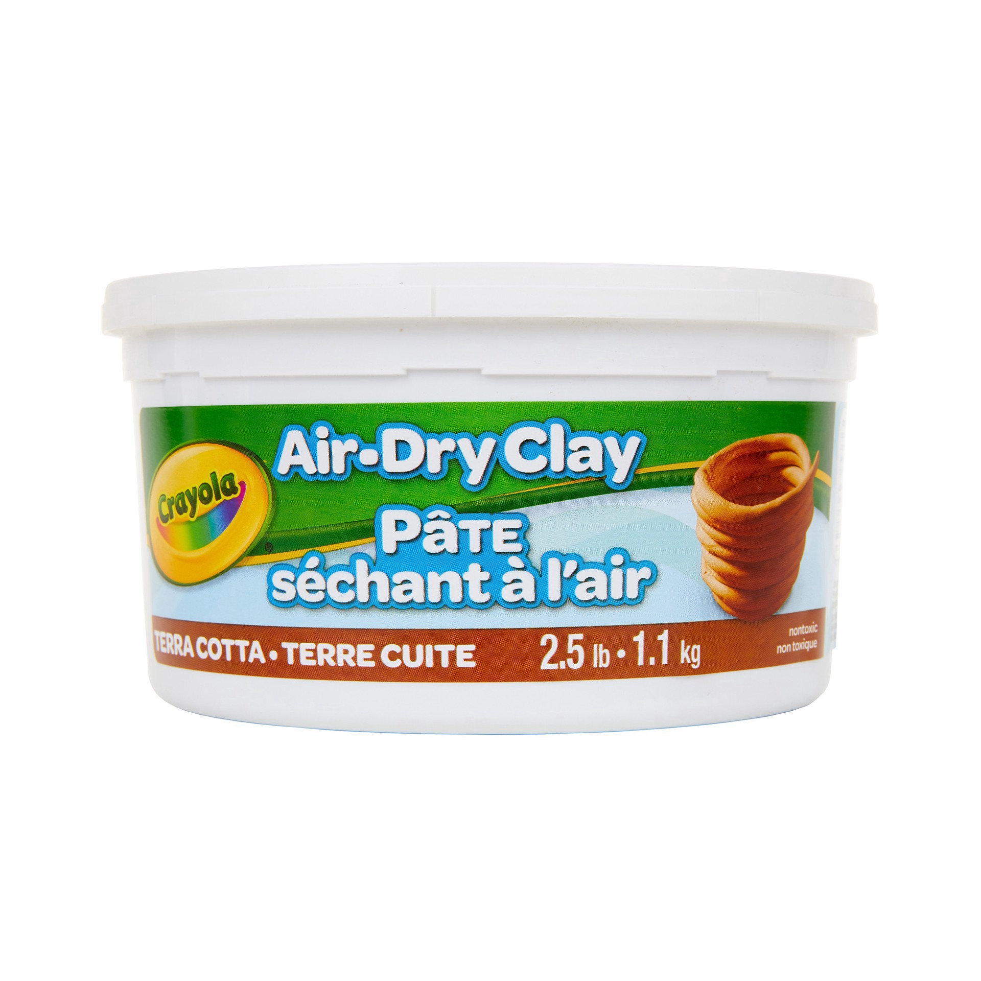 slide 4 of 4, Crayola Air-Dry Terra Cotta Clay, 2.5lb., 2.5 lb