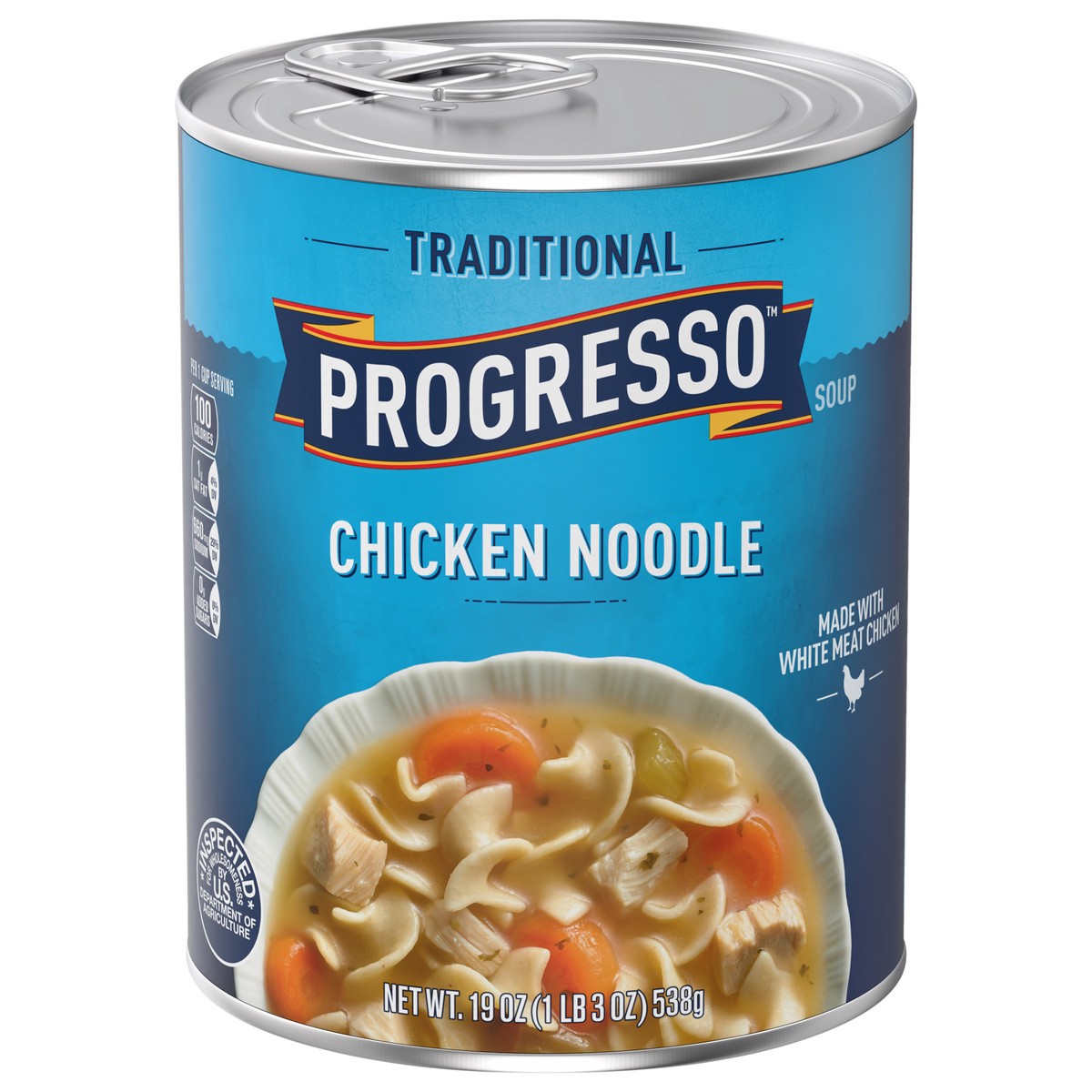 slide 1 of 3, Progresso Traditional Chicken Noodle Canned Soup, 19 oz, 19 oz
