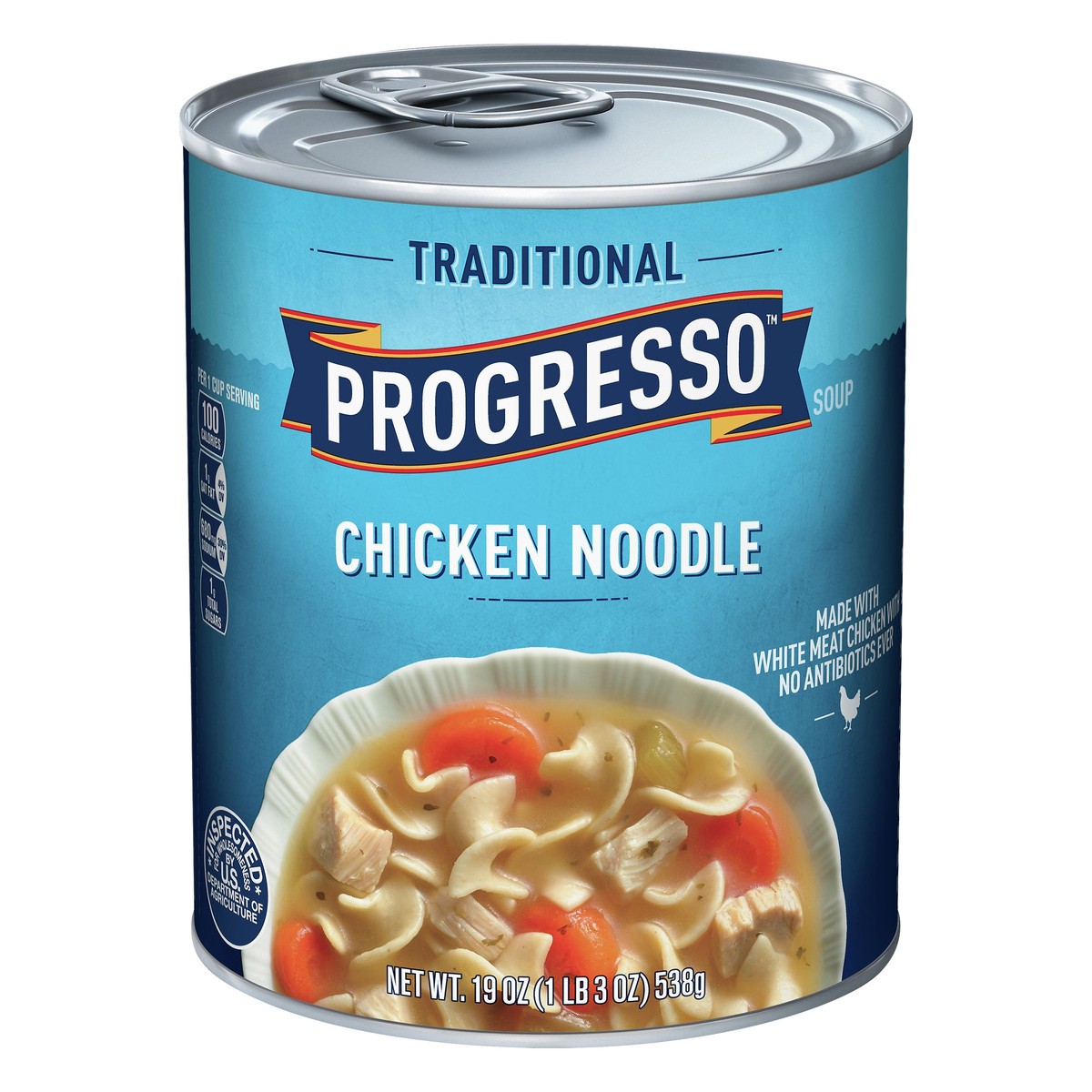 slide 1 of 1, Progresso Traditional Chicken Noodle Soup 19 oz, 19 oz