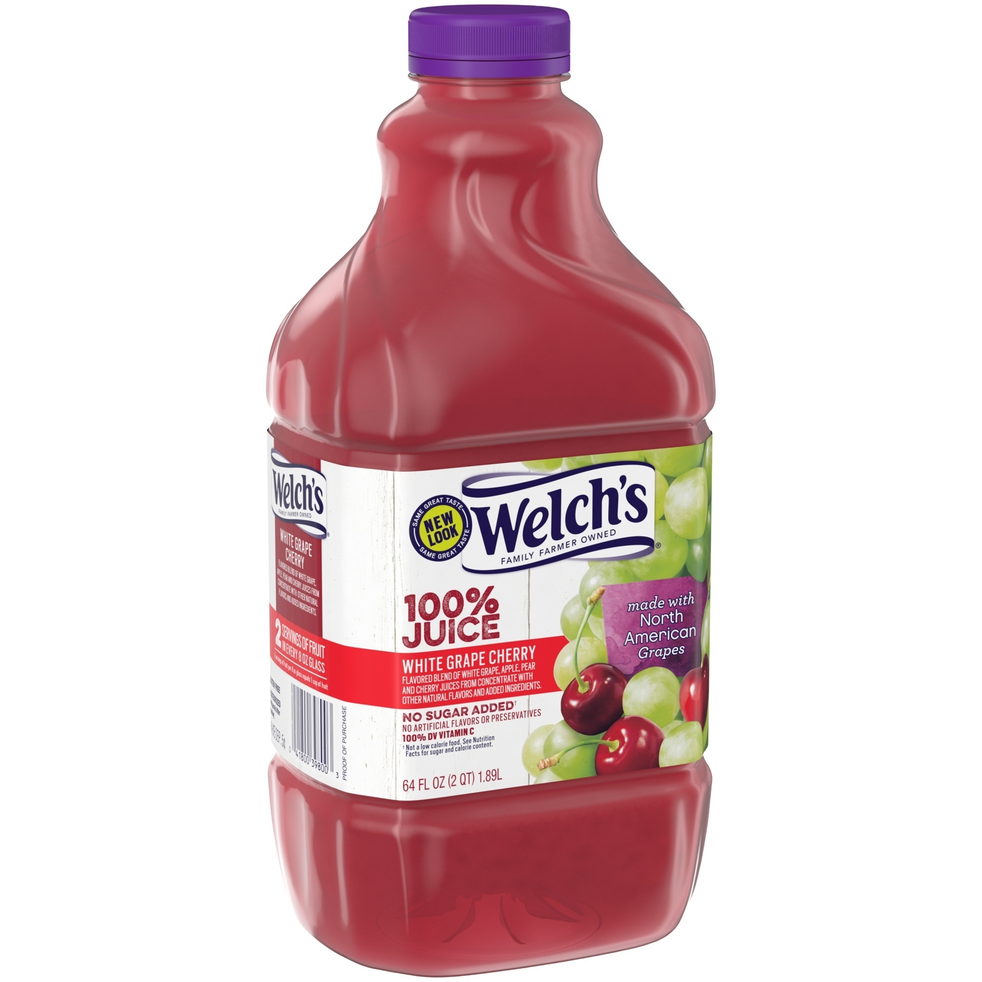 slide 1 of 1, Welch's White Grape Cherry Juice - 64 fl oz, 64 fl oz