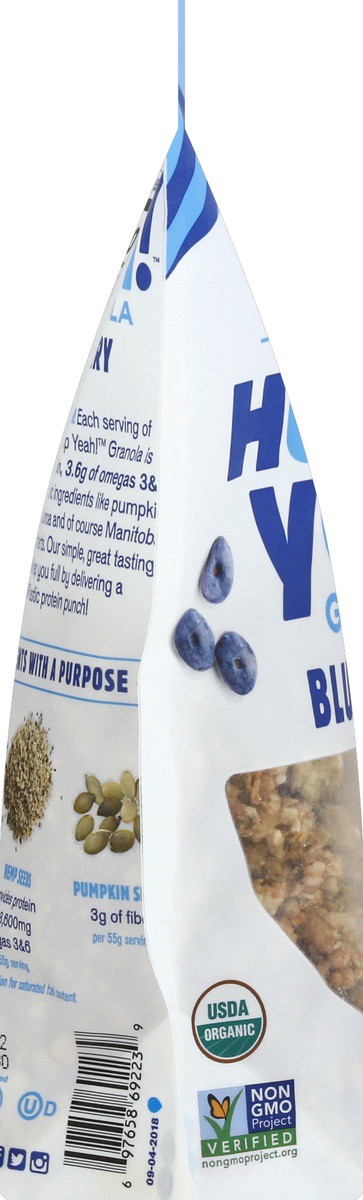 slide 3 of 6, Manitoba Harvest Hemp Yeah Blueberry Granola, 10 oz