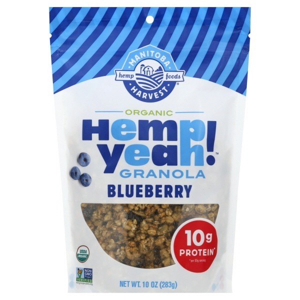 slide 1 of 6, Manitoba Harvest Hemp Yeah Blueberry Granola, 10 oz