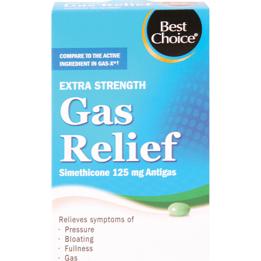 slide 1 of 1, Best Choice Extra Strength Gas Relief Softgels, 30 ct