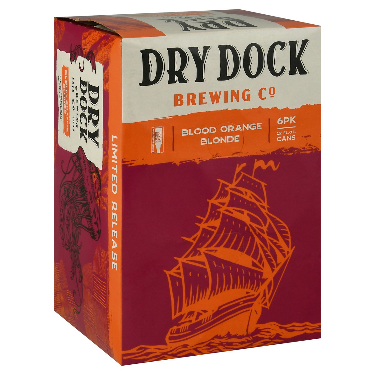 slide 2 of 9, Dry Dock Brewing Co Beer, Blood Orange Blonde, 6 Pack, 6 ct