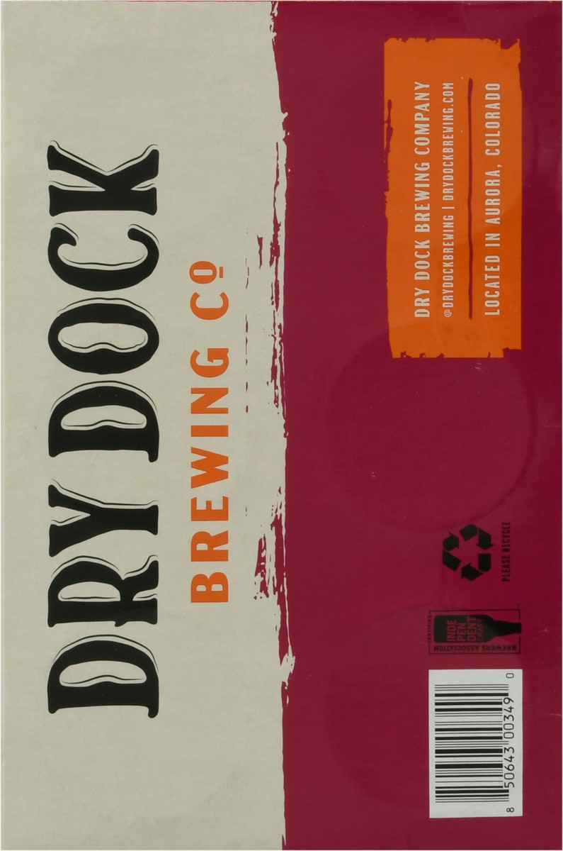 slide 5 of 9, Dry Dock Brewing Co Beer, Blood Orange Blonde, 6 Pack, 6 ct