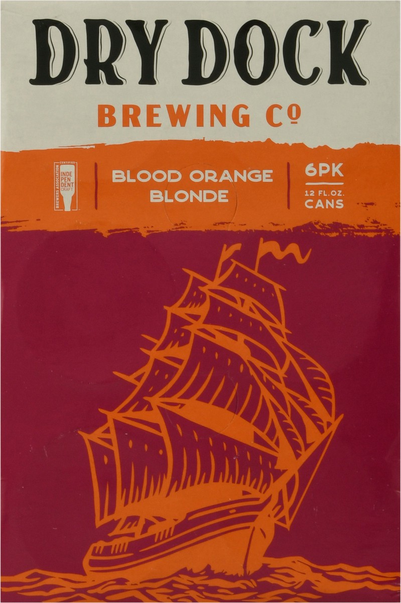 slide 6 of 9, Dry Dock Brewing Co Beer, Blood Orange Blonde, 6 Pack, 6 ct