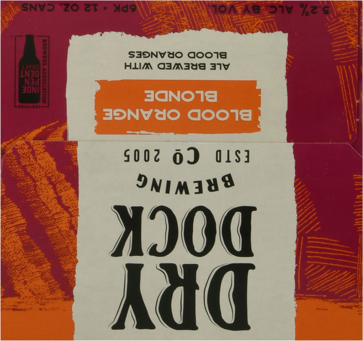 slide 9 of 9, Dry Dock Brewing Co Beer, Blood Orange Blonde, 6 Pack, 6 ct