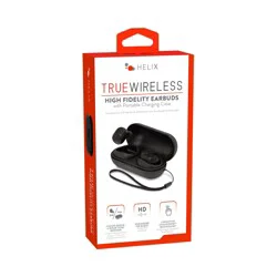 Helix True Wireless High Fidelity Earbuds - Black