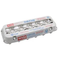 Weis Quality Grade A Large Dozen Eggs