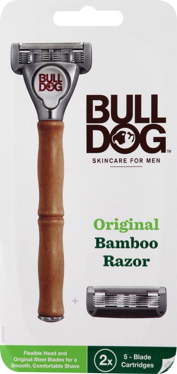 slide 1 of 3, Bull Dog Bulldog Men's Bamboo Razor, 1 ct