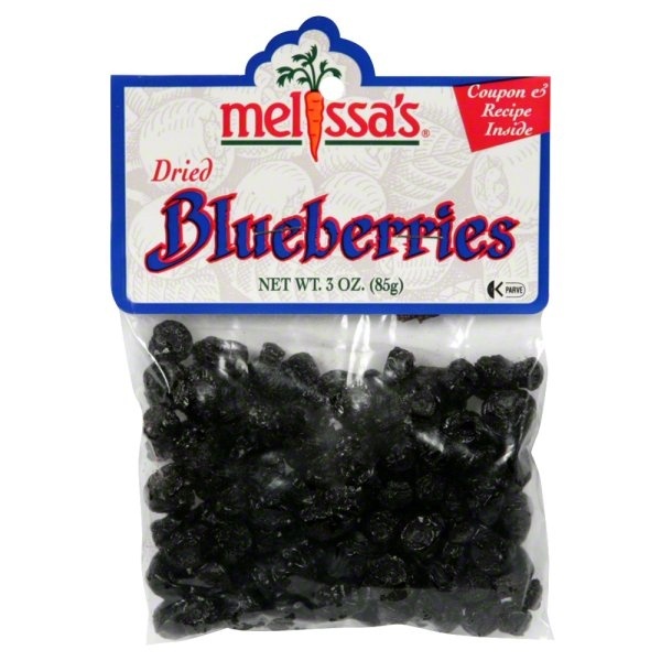 slide 1 of 1, Melissa's Dried Blueberries, 3 oz
