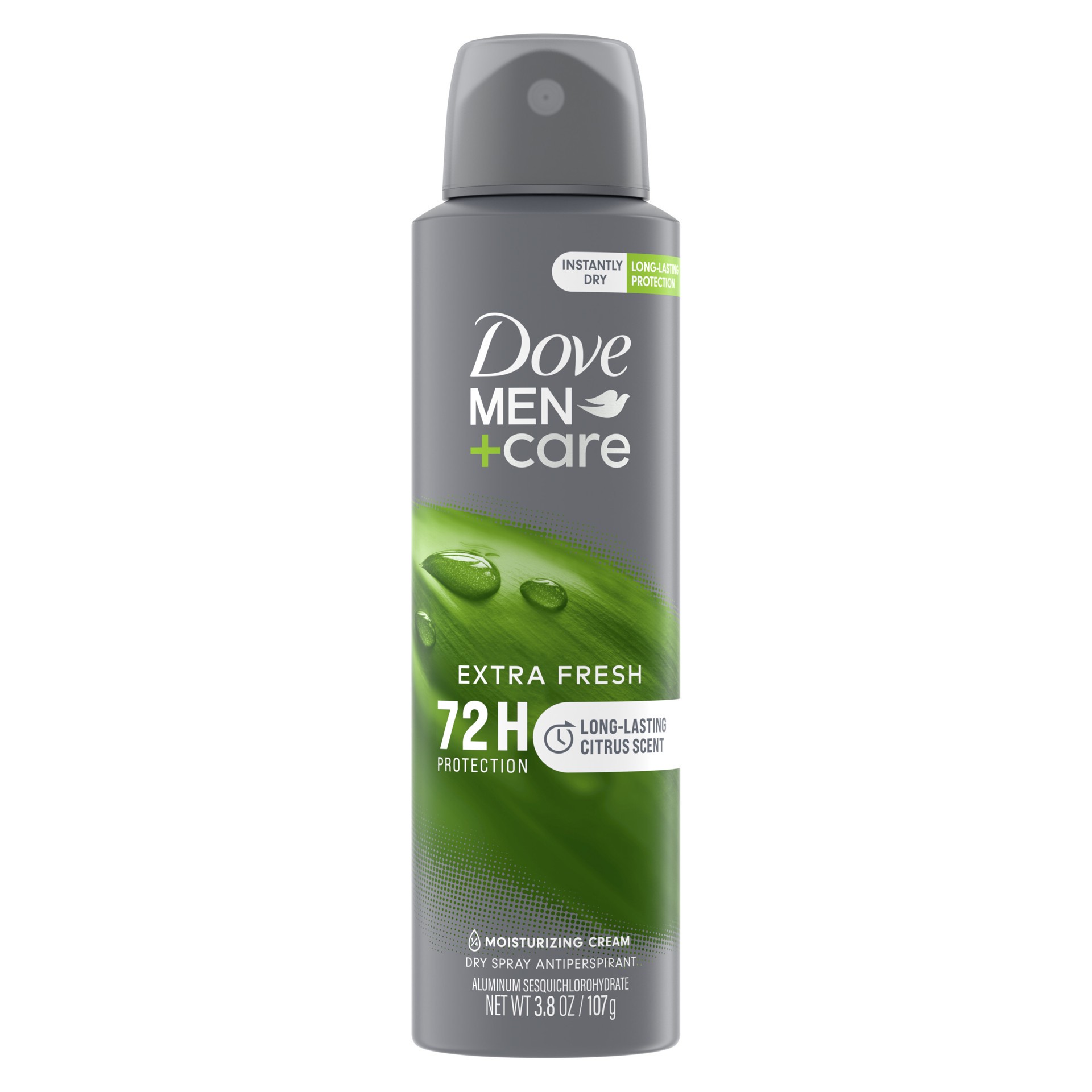 slide 1 of 3, Dove Men+Care Antiperspirant Deodorant Dry Spray For Men Extra Fresh, 3.8 oz, 3.8 oz