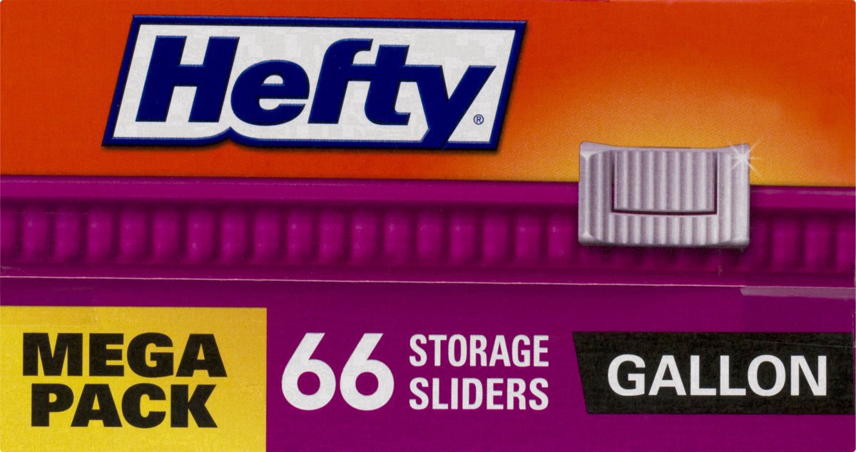 slide 25 of 30, Hefty Gallon Storage Slider Bags Mega Pack 66 ea, 66 ct