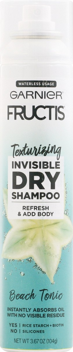slide 6 of 9, Garnier Invisible Beach Tonic Dry Shampoo 3.67 oz, 3.67 oz