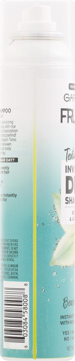 slide 7 of 9, Garnier Invisible Beach Tonic Dry Shampoo 3.67 oz, 3.67 oz