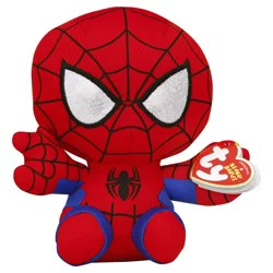 Ty Beanie Babies Marvel Original Spiderman - Red/Blue