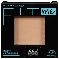Fit me! Natural Beige 220 Matte + Poreless Pressed Powder 0.29 oz