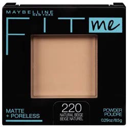 Maybelline Fit Me Matte + Poreless Pressed Powder - 220 Natural Beige - 0.29oz