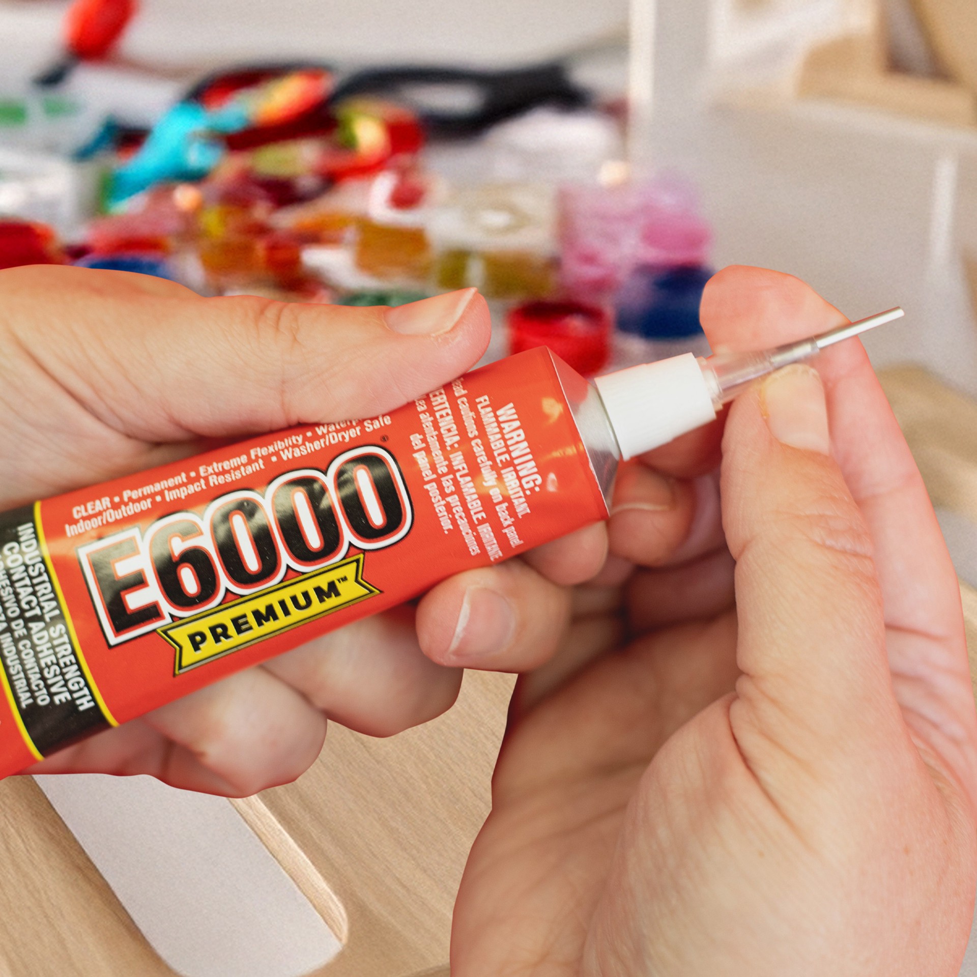 slide 3 of 4, E6000 1oz. Jewelry & Bead Contact Adhesive, 6000 1 oz